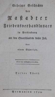 Bild Nr.1: 129-1621 Rastatter Gesandtenmord.: (Deutschland)