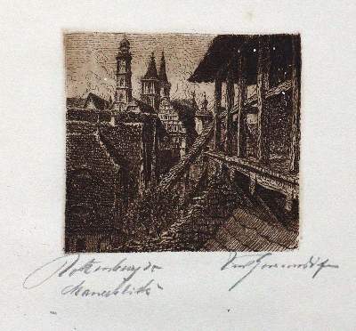 Bild Nr.1: 129-1640 Geissendörfer,E.: (Deutschland, Rothenburg)