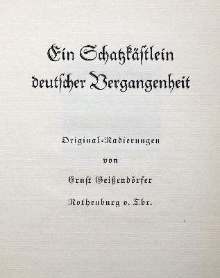 Bild Nr.2: 129-1640 Geissendörfer,E.: (Deutschland, Rothenburg)