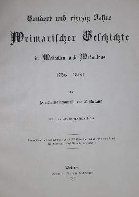 Bild Nr.1: 129-1662 Bojanowski,P.v. u.E.Ruland.: (Deutschland, Weimar)