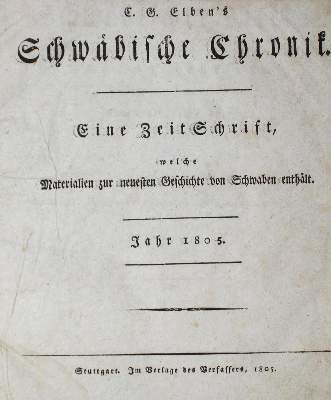 Bild Nr.1: 129-1666 Elben,C.G.: (Deutschland, Württemberg)