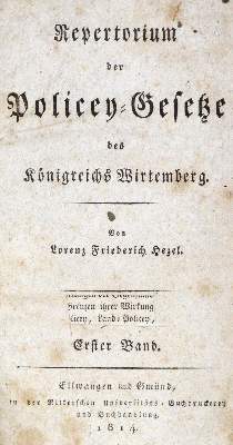 Bild Nr.1: 129-1669 Hezel,L.F.: (Deutschland, Württemberg)