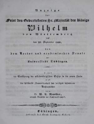 Bild Nr.1: 129-1672 (Rink,J.A.).: (Deutschland, Württemberg)