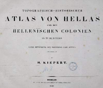 Bild Nr.2: 129-1753 Kiepert,H.: (Verschiedene Länder - Geschichte, Atlanten)