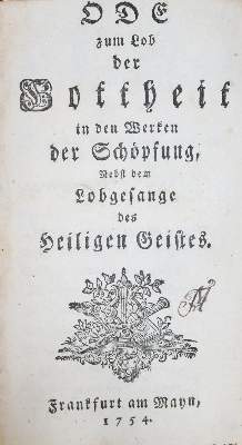 Bild Nr.1: 129-176 Ode: (Alte Drucke, Handschriften und Theologie)
