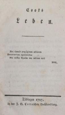 Bild Nr.1: 129-1774 (Zahn,C.J.).: (Verschiedene Länder - Geschichte, Cook)
