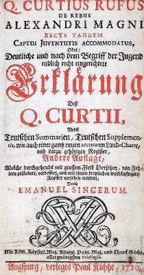 Bild Nr.1: 129-1777 Curtius Rufus,Q.: (Verschiedene Länder - Geschichte)