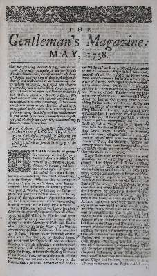 Bild Nr.1: 129-1800 Gentleman's Magazine, The,: (Verschiedene Länder - Geschichte)