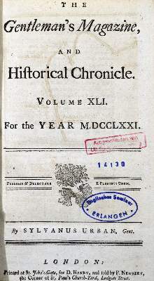 Bild Nr.2: 129-1836 Gentleman's Magazine, The,: (Verschiedene Länder - Geschichte)