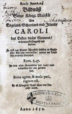Bild Nr.1: 129-1855 Eikon Basilike.: (Verschiedene Länder - Geschichte, Grossbritannien)