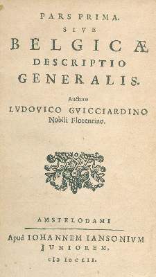 Bild Nr.1: 129-1860 Guicciardini,L.: (Verschiedene Länder - Geschichte)