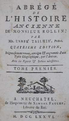 Bild Nr.1: 129-1890 Rollin,(C.).: (Verschiedene Länder - Geschichte)