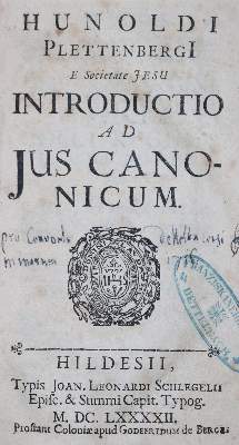 Bild Nr.1: 129-191 Plettenberg,H.: (Alte Drucke, Handschriften und Theologie)