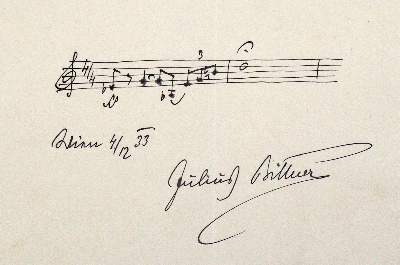 Bild Nr.1: 129-1916 Bittner, Julius,: (Autographen)
