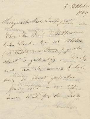 Bild Nr.1: 129-1942 Suttner, Bertha von: (Autographen)