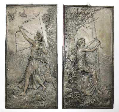 Bild Nr.1: 129-1963 Jugendstilsammlung Kayserzinn,: (Varia, Jugendstil, Zinn)