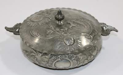 Bild Nr.3: 129-1963 Jugendstilsammlung Kayserzinn,: (Varia, Jugendstil, Zinn)