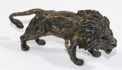 Bild Nr.1: 129-2023 Löwe Bronze: (Varia, Skulpturen - Plastiken)