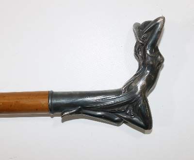 Bild Nr.3: 129-2027 WMF Art Nouveau Spazierstock: (Varia, Spazioerstock, Art Deco)