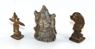 Bild Nr.2: 129-2076 Buddha und Ganesha.: (Asiatika, Skulpturen - Plastiken)