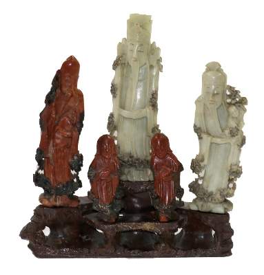 Bild Nr.1: 129-2077 Fu, Lu, Shou: (Asiatika, Skulpturen - Plastiken)