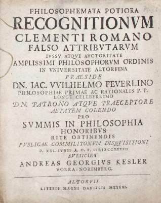 Bild Nr.1: 129-208 Sammlung: (Alte Drucke, Handschriften und Theologie)