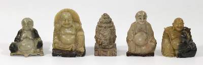 Bild Nr.2: 129-2080 Hotai, u. andere: (Asiatika, Skulpturen - Plastiken)