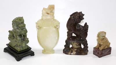 Bild Nr.2: 129-2082 Shishi Foo-Hunde: (Asiatika, Skulpturen - Plastiken)