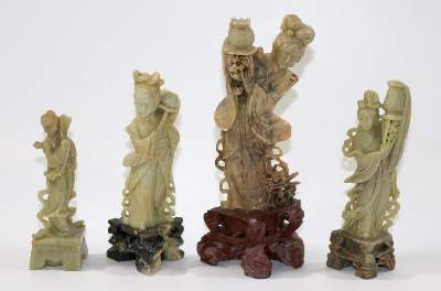 Bild Nr.1: 129-2087 Vier Göttinen.: (Asiatika, Skulpturen - Plastiken)