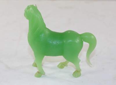 Bild Nr.2: 129-2092 Glaspferd, Jadepferd.: (Asien)