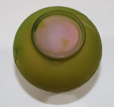 Bild Nr.3: 129-2096 Jugendstilvase: (Glas)