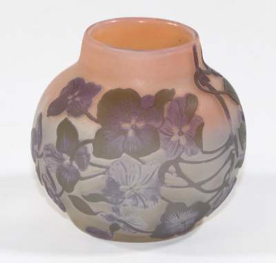 Bild Nr.1: 129-2097 Jugendstilvase: (Glas)