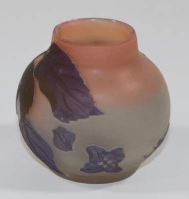 Bild Nr.2: 129-2097 Jugendstilvase: (Glas)