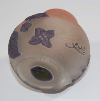 Bild Nr.3: 129-2097 Jugendstilvase: (Glas)