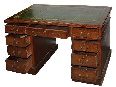 Bild Nr.2: 129-2121 Schreibtisch England: (Möbel)