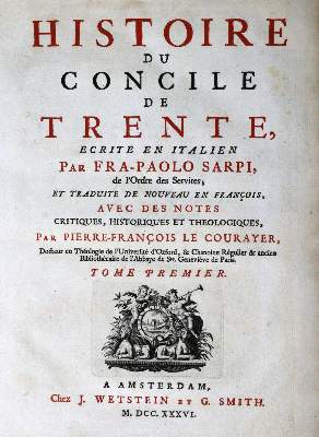 Bild Nr.1: 129-213 Sarpi,P.: (Alte Drucke, Handschriften und Theologie)