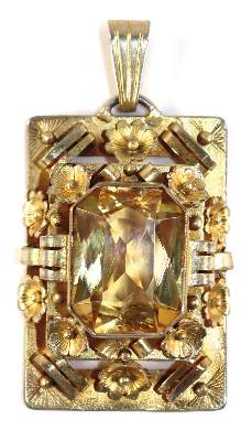 Bild Nr.1: 129-2149 Art Déco Prachtanhänger.: (Schmuck, Anhänger)