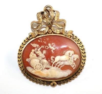 Bild Nr.1: 129-2169 Aurora Göttin: (Schmuck, Anhänger, Gemmen und Kameen)
