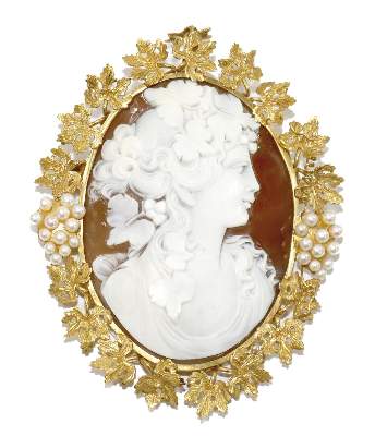 Bild Nr.1: 129-2173 Bacchantin.: (Schmuck, Anhänger, Gemmen und Kameen)
