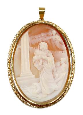 Bild Nr.1: 129-2176 Biblische Szene.: (Schmuck, Anhänger, Gemmen und Kameen)