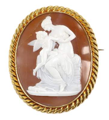 Bild Nr.1: 129-2180 Cupido u. Venus: (Schmuck, Anhänger, Gemmen und Kameen)
