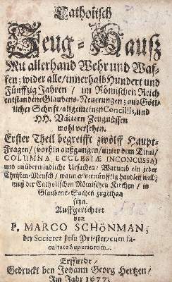 Bild Nr.21: 129-220 Schönman(n),M.: (Alte Drucke, Handschriften und Theologie)