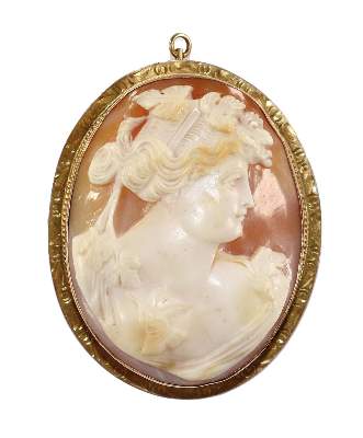 Bild Nr.1: 129-2228 Mänade/Bacchantin.: (Schmuck, Anhänger, Gemmen und Kameen)
