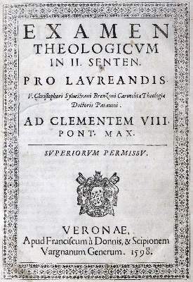 Bild Nr.1: 129-224 Silvestrani Brenzone,C.: (Alte Drucke, Handschriften und Theologie)
