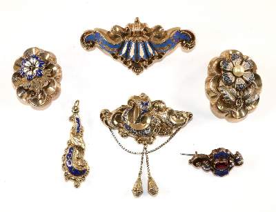 Bild Nr.1: 129-2312 Biedermeier.: (Schmuck, Broschen)