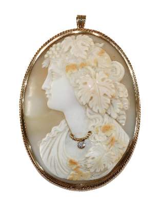 Bild Nr.1: 129-2361 Bacchantin.: (Schmuck, Broschen, Gemmen und Kameen)
