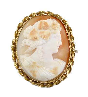 Bild Nr.1: 129-2364 Bacchantin,: (Schmuck, Broschen, Gemmen und Kameen)