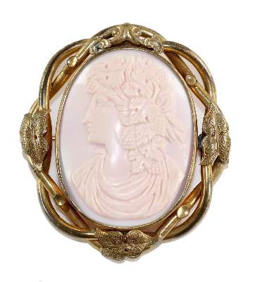 Bild Nr.1: 129-2367 Bacchantin,: (Schmuck, Broschen, Gemmen und Kameen)