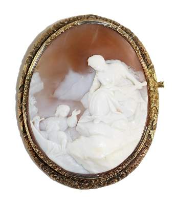 Bild Nr.1: 129-2379 Bootsfahrt.: (Schmuck, Broschen, Gemmen und Kameen)