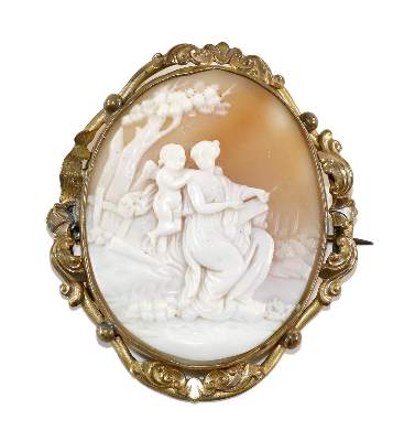 Bild Nr.1: 129-2414 Engel u. Muse.: (Schmuck, Broschen, Gemmen und Kameen)